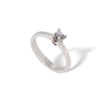Anello solitario Idee Preziose dal 1987 ANOR-114-201 in oro 18k e diamanti naturali Donna  - ANOR-114-201-19